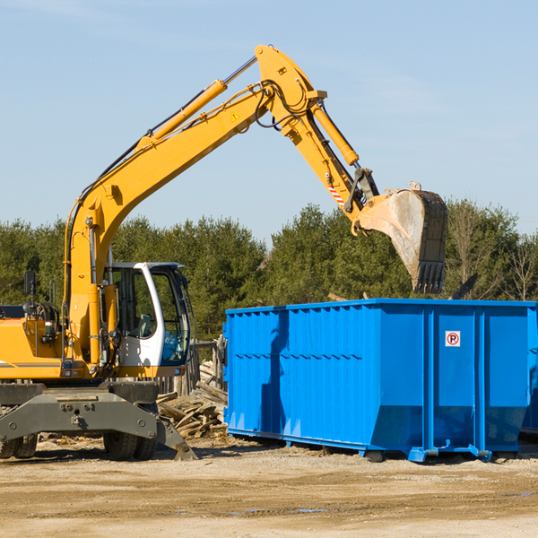 can i choose the location where the residential dumpster will be placed in Converse South Carolina